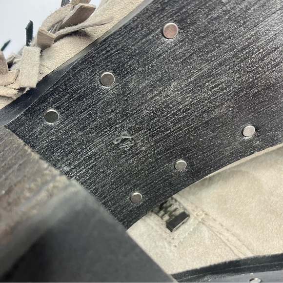 Sam Edelman Louie suede fringe boots size 8.5 - Picture 10 of 10